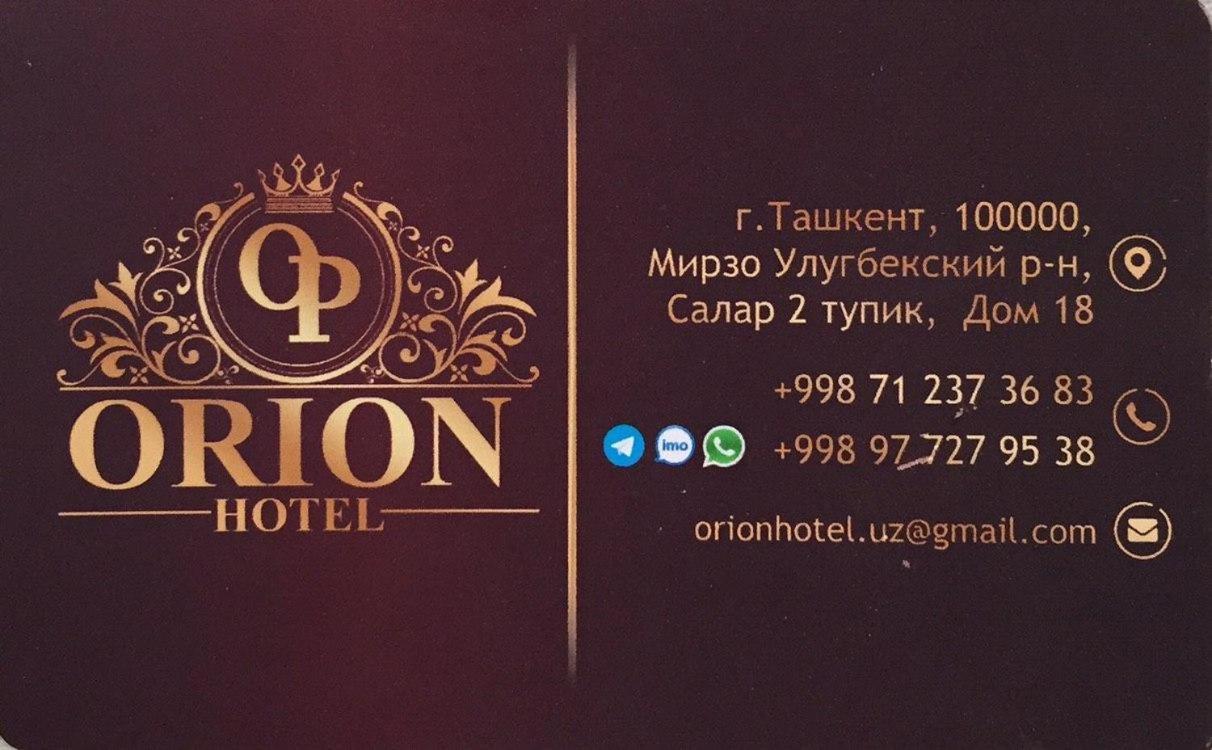 Orion Hotel Taskent Exterior foto